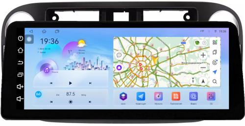 Магнитола для Volkswagen Tiguan 1 2011-2016 (аварийка прямоугольная, рамка чёрная 9) - FarCar монитор 12.3" 2K QLED на Android 14, Быстрая, CarPlay, 4G SIM-слот
