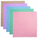 Салфетки из МИКРОФИБРЫ ПЛЮШЕВОЙ 30х30 см, КОМПЛЕКТ 20 шт., PASTEL, ассорти, 250 г/м2, LAIMA HOME, 608444