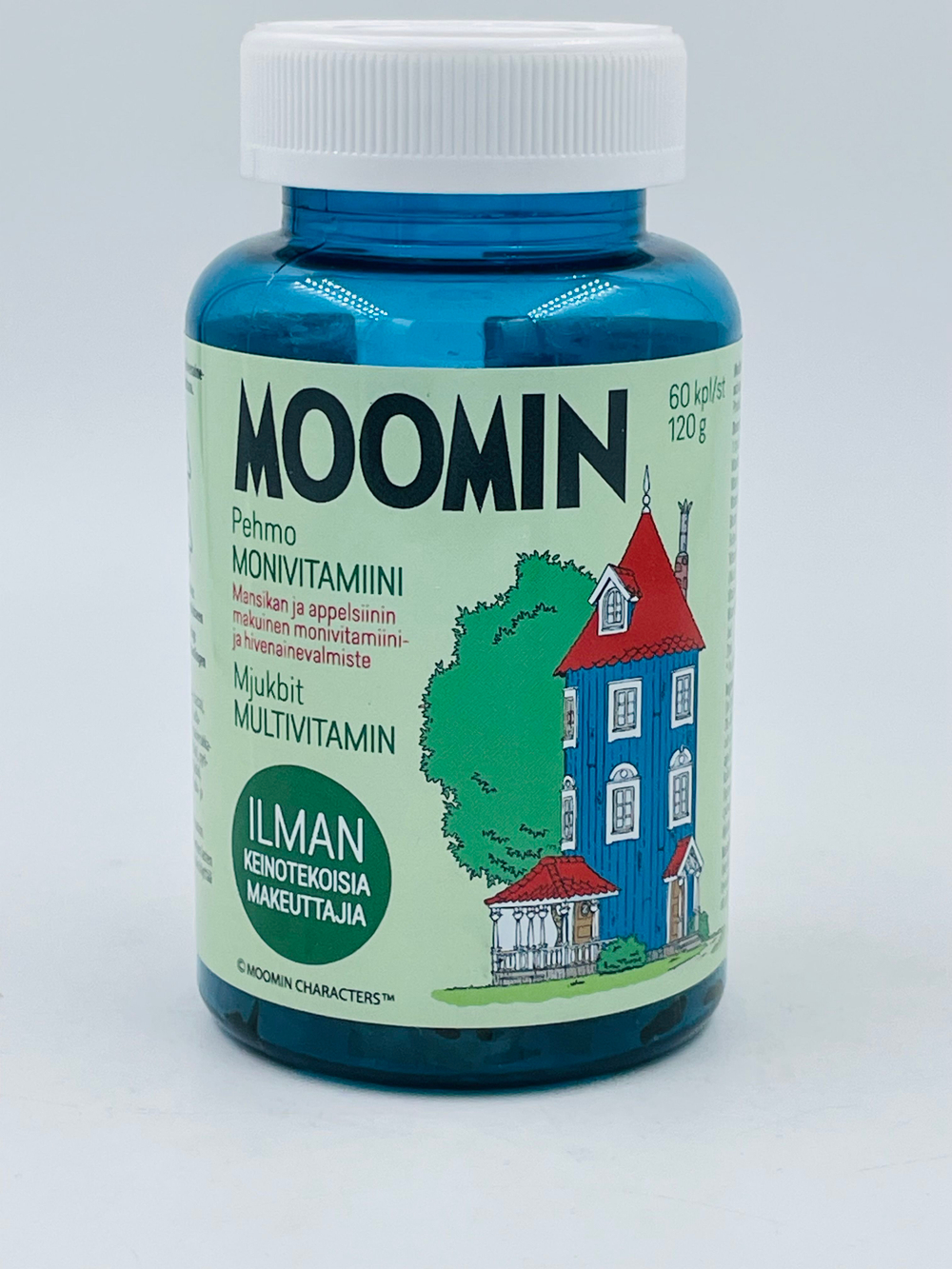 Moomin Мультивитамины Pehmo 60 шт для детей 120 г (из Финляндии)
