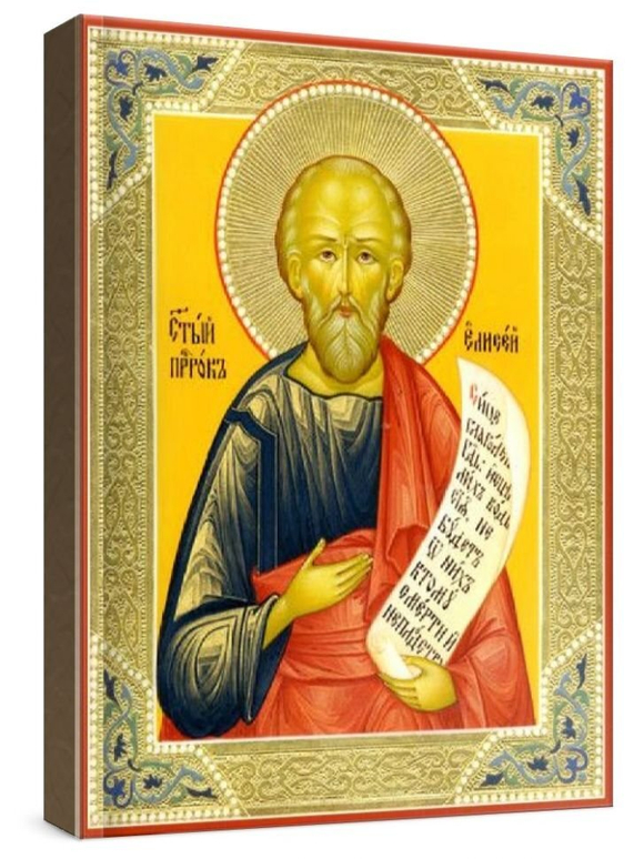 Елисей, пророк (рукописная икона)