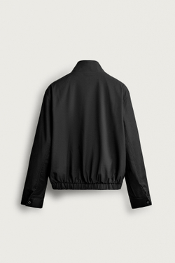 ZARA ДВУСТОРОННЯЯ КУРТКА В КЛЕТКУ, ЧЕРНЫЙ