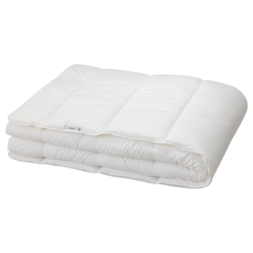 Евро одеяло IKEA SAFFEROT (СЭФФЕРОТ), Стеганое, Всесезонное, Белый, 220x240 см