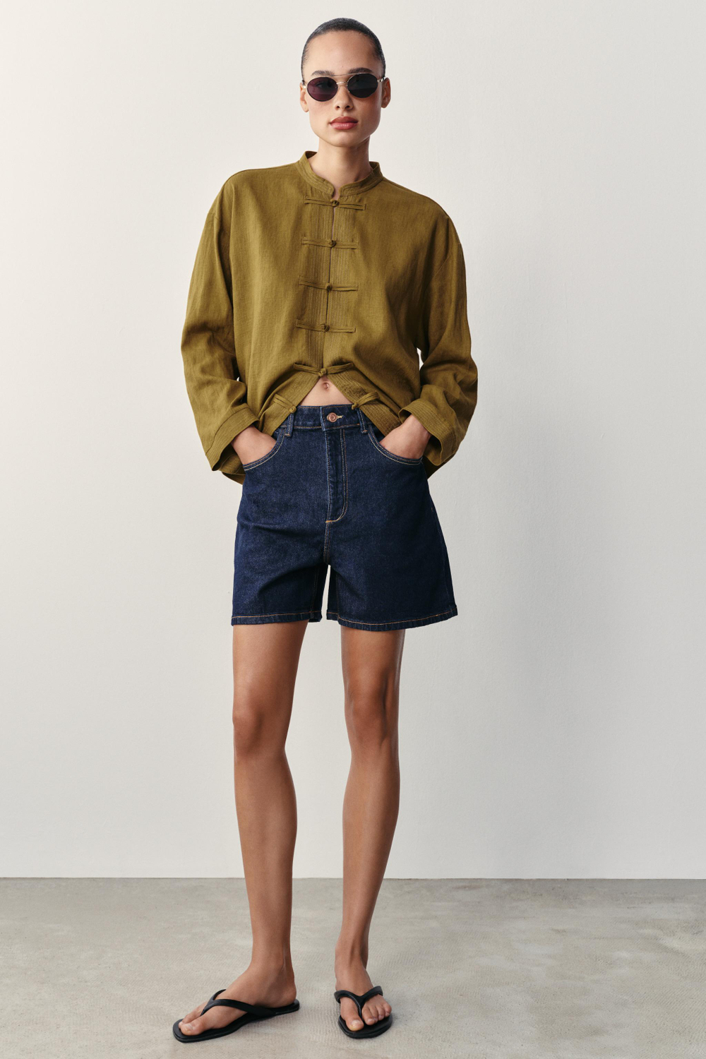 ШОРТЫ Z1975 MOM FIT — ZARA