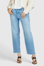 Джинсы MARC AUREL 1637 голубой mom-fit