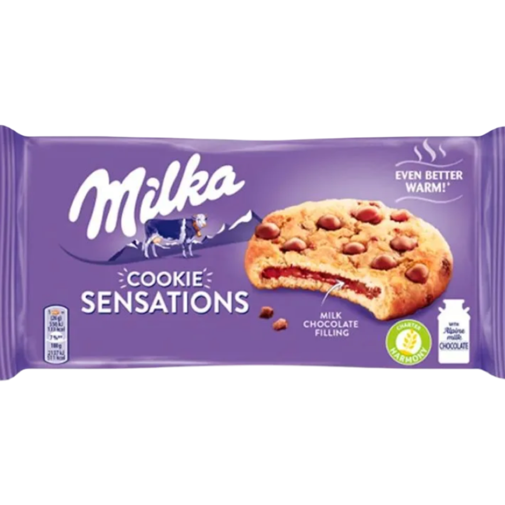 EURO Milka печенье Sensations 156гр