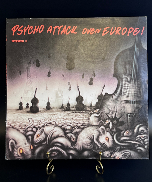 LP Psycho Attack Over Europe. Зарубежный рок. Виниловая пластинка 12 дюймов. Польша