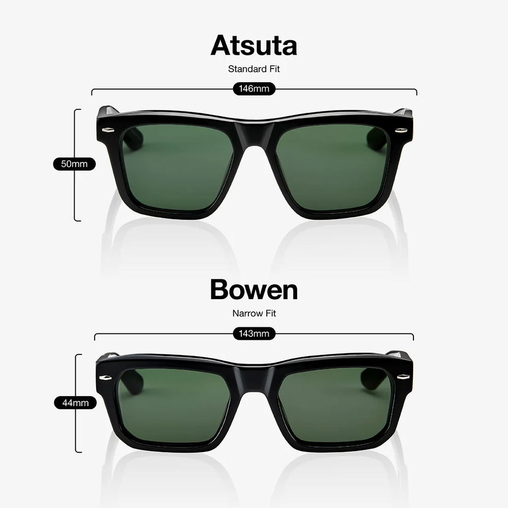 Спортивные очки 100% Bowen / Polished Black / Grey Lens / на узкое лицо