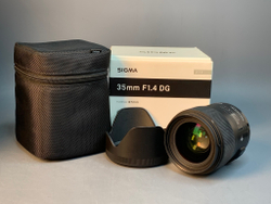 Sigma AF 35mm 1.4 DG HSM Art Nikon F трещина на переднем кольце
