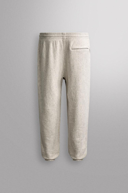 ZARA ДЖОГГЕРЫ RELAXED FIT, СЕРЫЙ МЕЛАНЖ