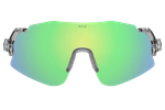 Спортивные очки с диоптриями HILX Savage 2.0 Shiny Crystal Grey Green / Green Mirror Lens