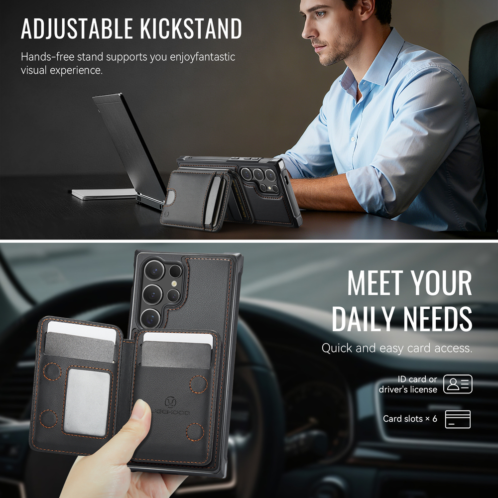 Чехол CaseMe Cardholder 2 in 1 Samsung Galaxy S25 Ultra