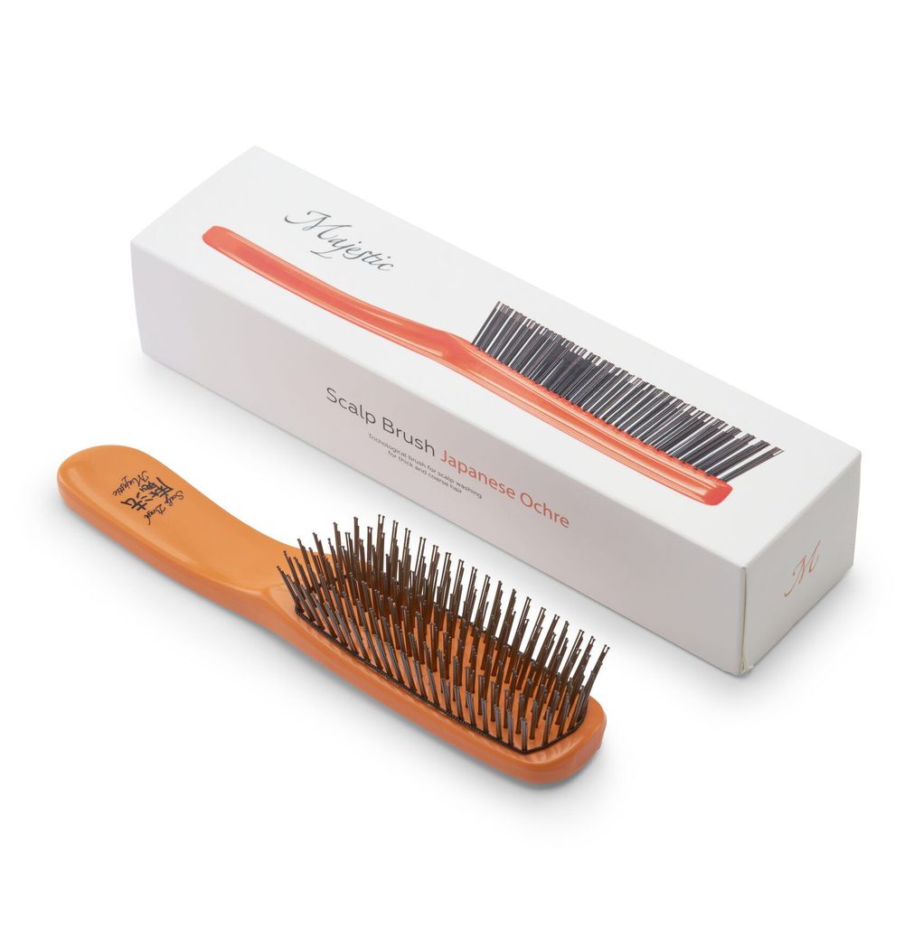 Расческа Majestic Scalp Brush японская охра
