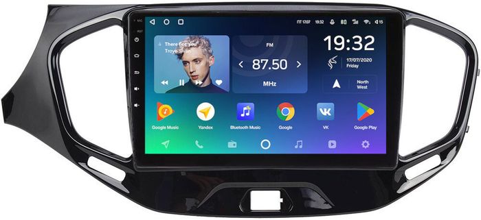 Магнитола для Lada Vesta 2015-2022, Vesta Cross - Teyes CC2 PLUS монитор 9" QLED, Android 10, Быстрая, SIM-слот