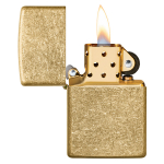 Зажигалка Zippo Classic с покрытием Tumbled Brass