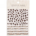 Наклейки переводные для нейл-арта «Nail Art Design», леопард, микс 3 дизайна, 12,5*8,5см