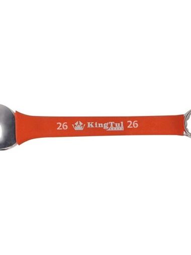 Ключ комбинированный 26мм в прорезиненной оплетке KingTul kraft KT-30026k