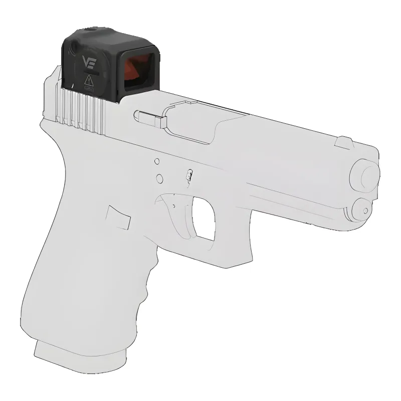 Прицел коллиматорный Vector Optics Frenzy FA 1x18x22 MRT (SCRD-M75) - устави к на пистолет, вид справа