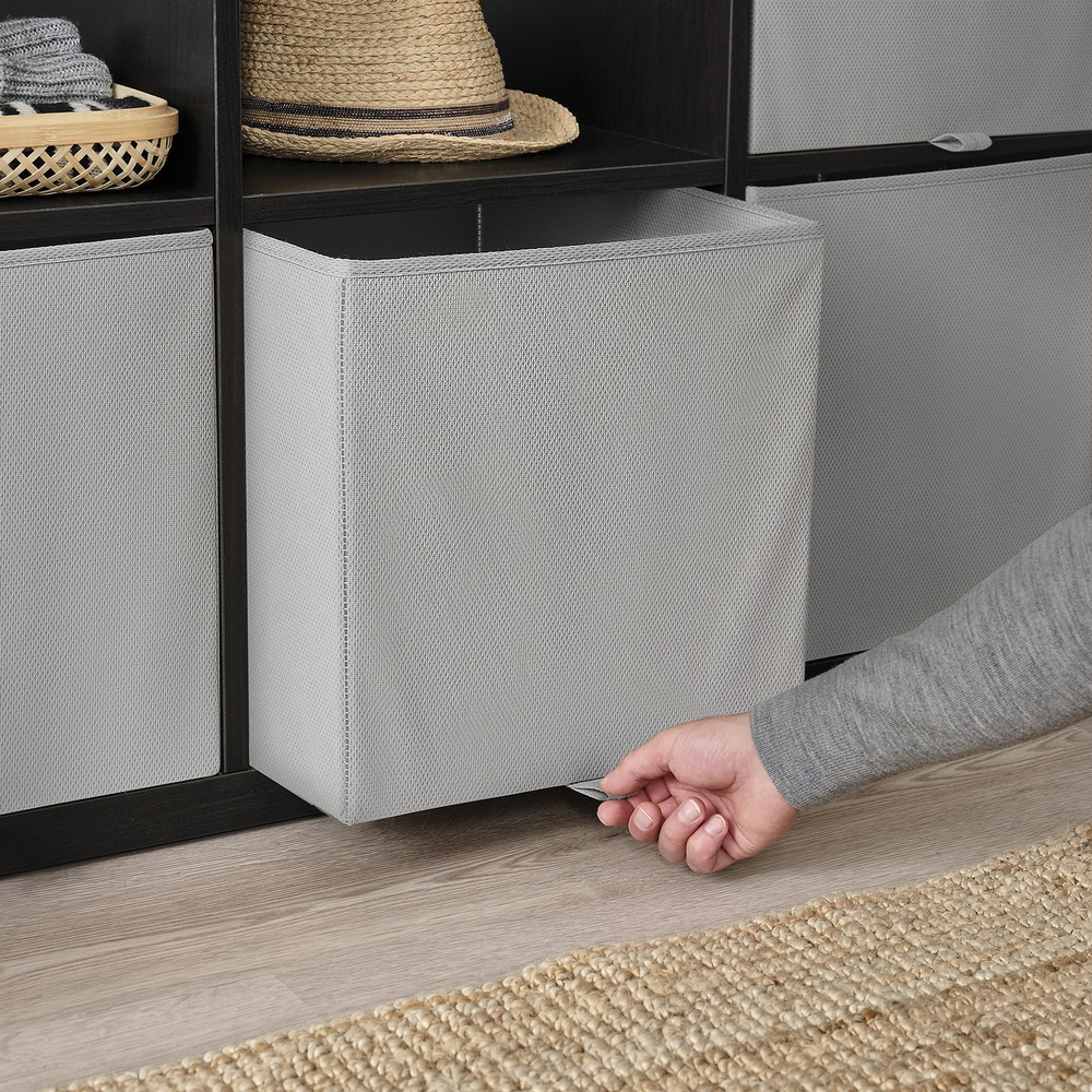 IKEA KOSINGEN  (ИКЕА КОСИНГЕН)  -  Коробка - светло-серый 33x38x33 см