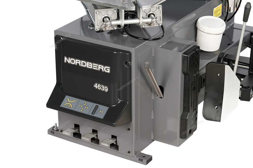 NORDBERG (4639) Шиномонтажный полуавтоматический станок 380В, 2 скорости, взрывная подкачка (серый)