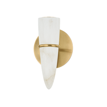 Corbett Lombardy Wall Sconce, 15 cm, Vintage Brass