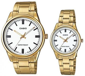 Парные часы Casio Standard: MTP-V005G-7AUDF и LTP-V005G-7AUDF