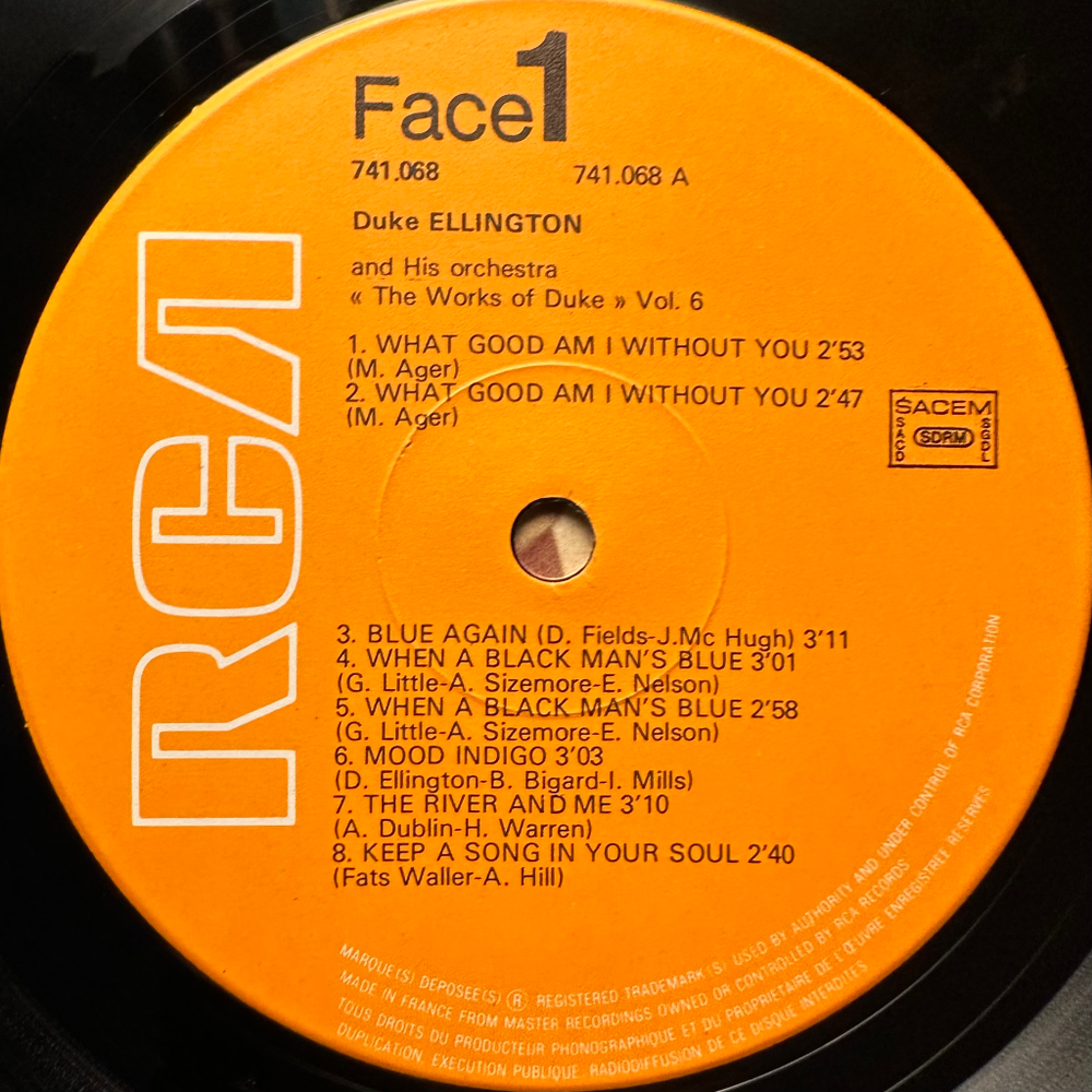 Duke Ellington And His Orchestra - The Works Of Duke - Integrale Volume 6 (Франция)