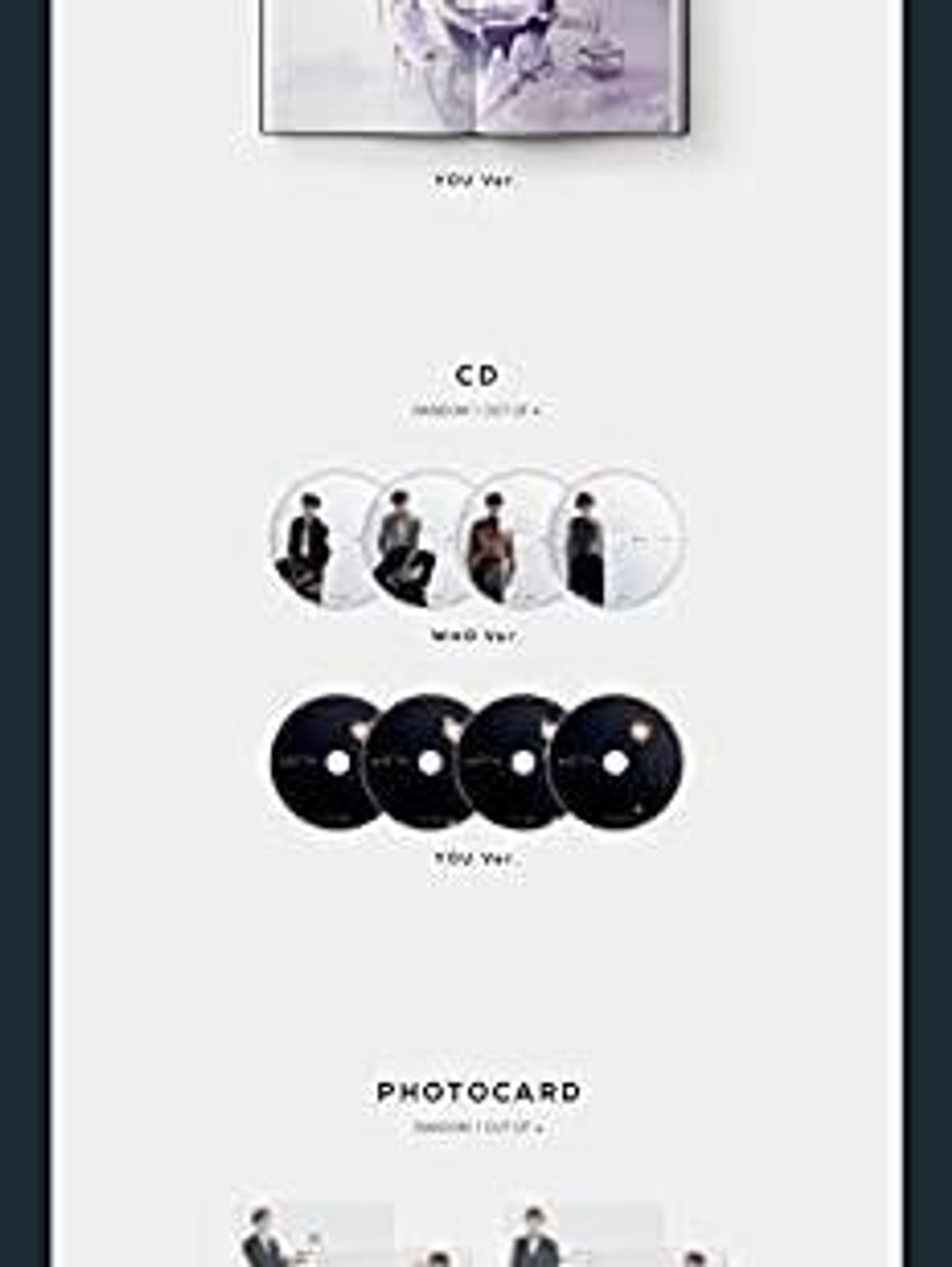 Альбом Nu'est W - Who, You 2nd Album RANDOM Version