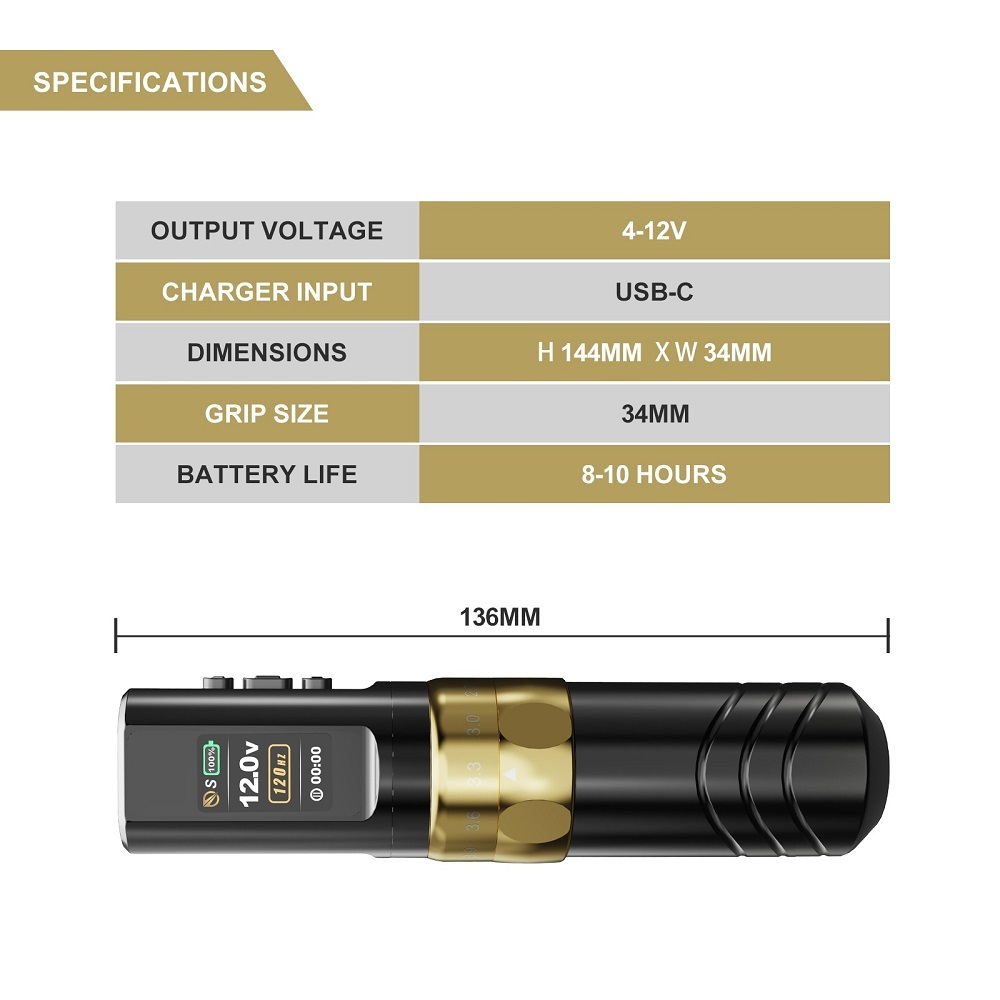 Тату машинка Jconly Epoch R3 Black