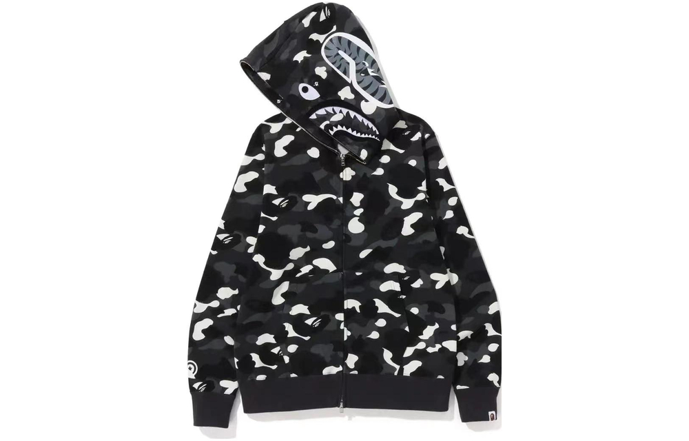 A Bathing Ape City Camo Shark Full Zip Худи Ss23
