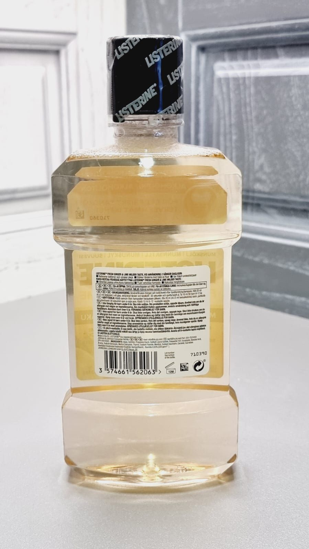 Listerine Ополаскиватель для рта Свежий имбирь и лайм 500 мл (из Финляндии)