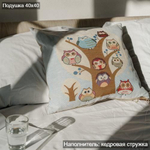 Подушка кедровая "Медведь" 40 на 40 см