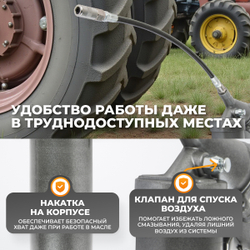WDK-65154 Шприц пневматический для консистентных смазок