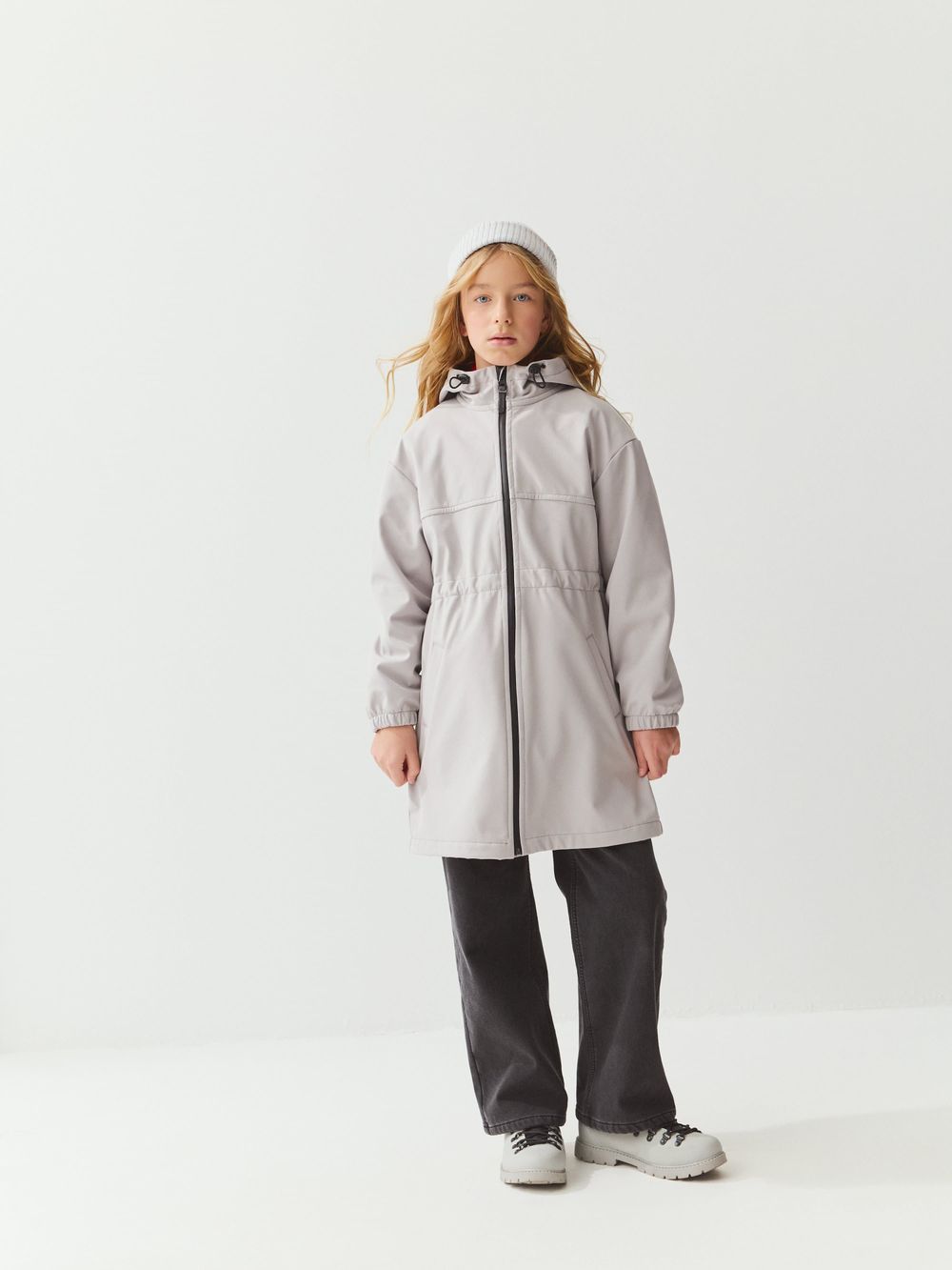 Парка Softshell "Туман" удлиненная 7+