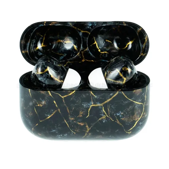 Apple AirPods Pro 2 USB-C Black Marble Total Gloss