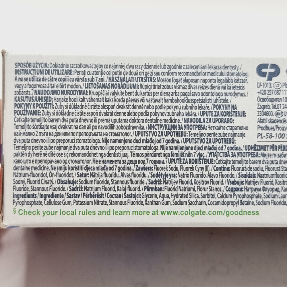 Colgate Паста зубная Whitening Total многофункциональная антибактериальная 75 мл (Польша)