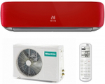 Сплит-система Hisense AS-10UW4RVETG00(R),  красный