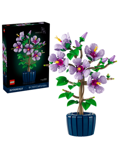 Конструктор Лего Ботаникалс коллекция Гибискус | LEGO Botanicals Hibiscus 1025 деталей (18+) 10372_УЦЕНКА