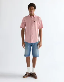 Рубашка мужская WRANGLER SS 1 PKT SHIRT DUSTY ROSE