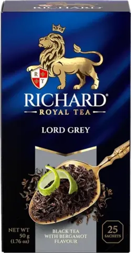 Richard Lord Grey Чёрный чай, 25×2г. Ричард