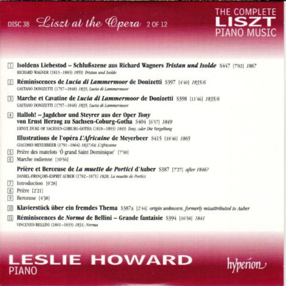 Leslie Howard / Liszt: The Complete Piano Music (99CD)