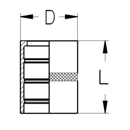 Муфта DN 25 R6/R7 производства TIEFFE