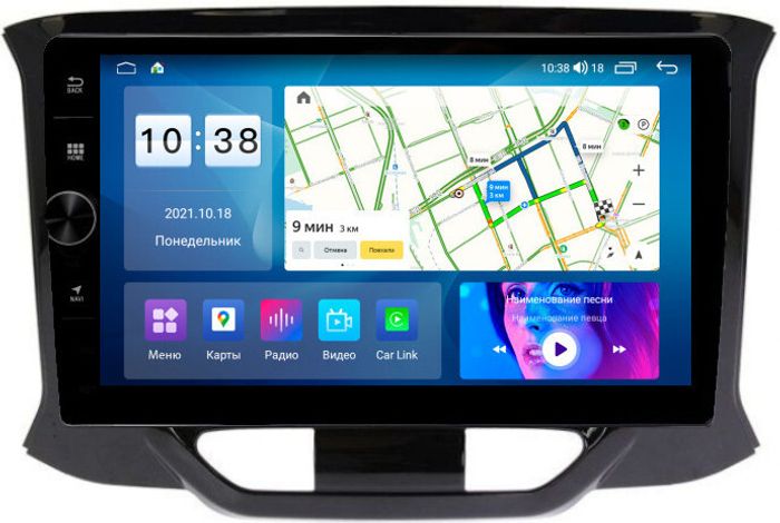Магнитола для Lada Xray 2015-2022, Xray Cross - Parafar PF961FHDAV на Android 13, CarPlay, 4G SIM-слот