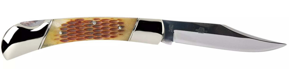 Нож складной Rough Ryder Hunter Amber Bone, RR066