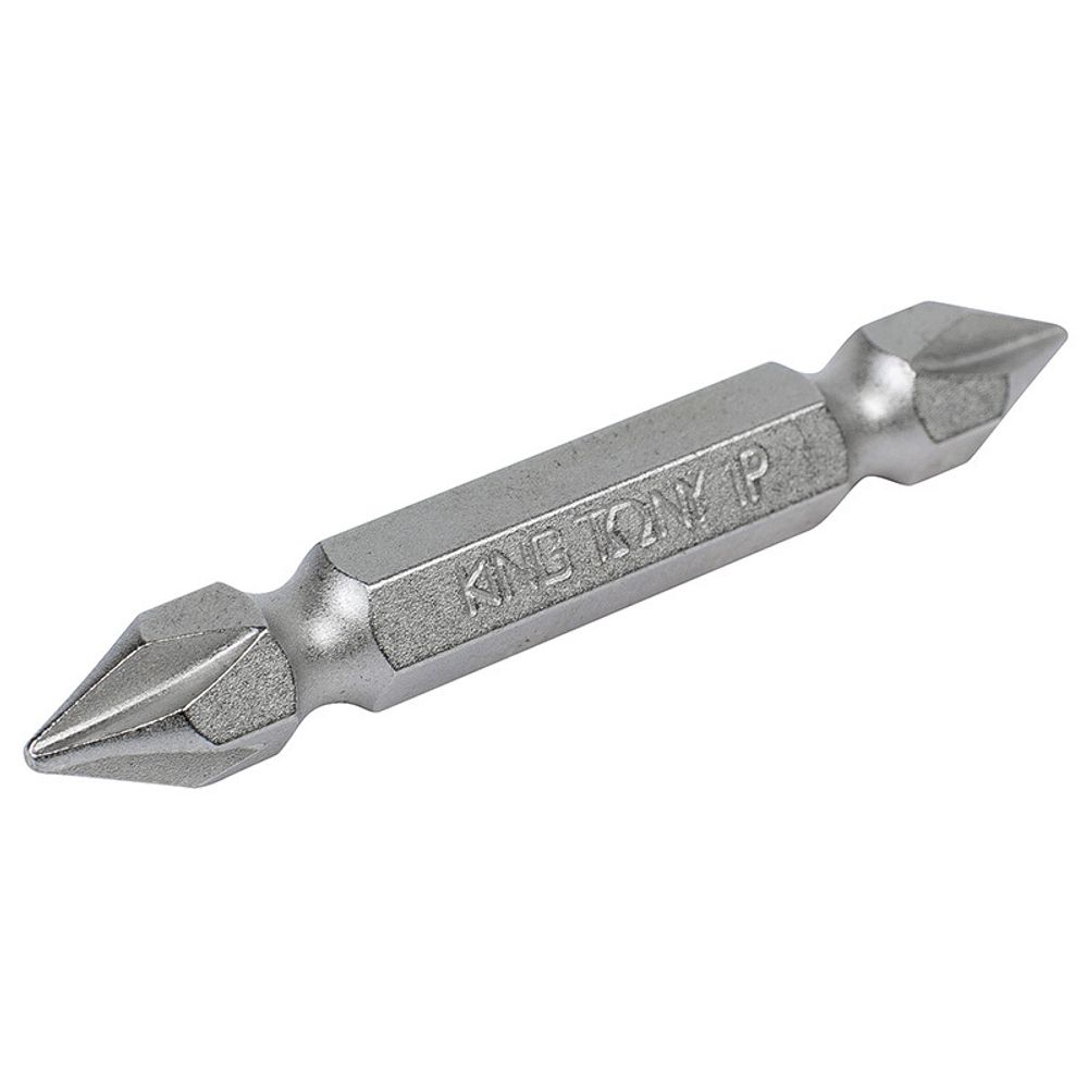 Вставка (бита) двусторонняя 1/4", Phillips, PH1, L = 50 мм KING TONY 155001P Вставка (бита) двусторонняя 1/4", Phillips, PH1, L = 50 мм KING TONY 155001P