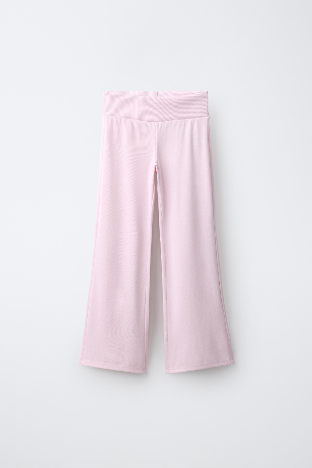 ZARA КОМПЛЕКТ ИЗ ХУДИ И РАСКЛЕШЕННЫХ БРЮК, РОЗОВЫЙ