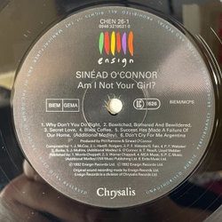 Винтажная виниловая пластинка LP Sinead O'Connor Am I Not Your Girl (Germany 1992)