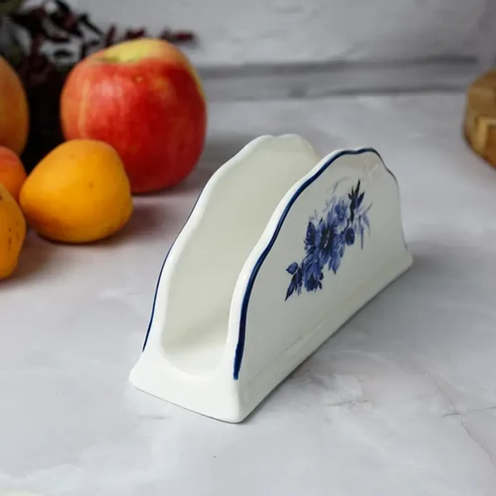 Салфетница 14*4,3 см h6,8 см Blue Flower P.L. Proff Cuisine [1]