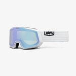Горнолыжная маска 100% Snowcraft XL / White / Hiper Violet Mirror Lens / на широкое лицо