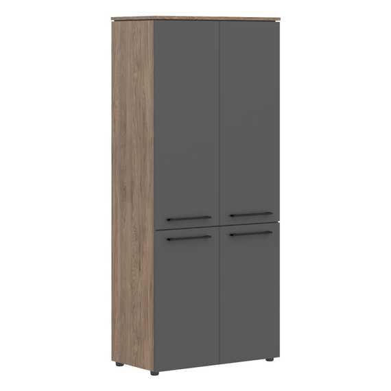 Шкаф с глухими средними и малыми дверьми MHC 85.3 854х423х1956 MORRIS TREND