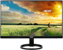 Монитор Acer - R240HYbidx, 23.8;;, 16:9, IPS, 4ms, 250cd/m², 1000:1, 1920x1080 (Full HD), VGA, 1x HDMI, 1x DP, цвет Чёрный, UM.QR0EE.026